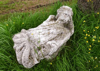 Sculpture, île du Lazzaretto Nuovo à Venise