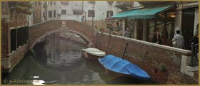 Le pont de Santa Maria Nova et la Fondamenta del Piovan, dans le Sestier du Cannaregio à Venise