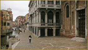 Le Campo, la Fondamenta et le rio de la Misericordia, dans le Sestier du Cannaregio à Venise
