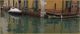 Croisement des rii Priuli o de Santa Sofia, à gauche, et de l'Acqua Dolce à droite, dans le Sestier du Cannaregio à Venise
