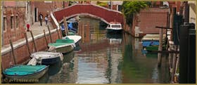 La Fondamenta, le rio et le Pont Sant' Andrea, dans le Sestier du Cannaregio à Venise