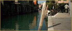 Le rio de la Sensa et le pont dei Muti, dans le Sestier du Cannaregio à Venise