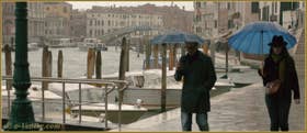 Fondamenta Santa Croce le long du Grand Canal, dans le Sestier de Santa Croce à Venise
