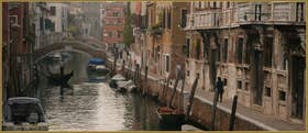 Le rio de Santa Caterina et la Fondamenta Zen, dans le Sestier du Cannaregio à Venise