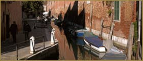 Le Campo et le rio de le Gorne, dans le Sestier du Castello à Venise