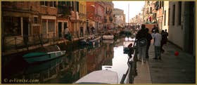 Le rio di Santa Anna, le long de la Fondamenta San Gioachin, dans le Sestier du Castello à Venise