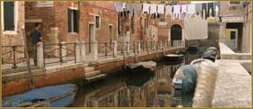 Le rio et la Fondamenta del Rielo, dans le Sestier du Castello à Venise