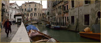 La Fondamenta dei Preti, le long du rio del Mondo Novo, dans le Sestier du Castello à Venise.