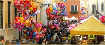 La fête des enfants et des gourmands, le 21 novembre de chaque année lors des célébrations à l'église de la Madonna de la Salute à Venise.