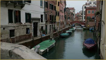 La Fondamenta et le rio de Sant Andrea, dans le Sestier du Cannaregio à Venise.
