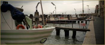 Bateaux sur les Fondamente Nove, dans le Sestier du Cannaregio à Venise.