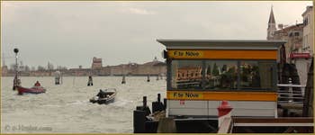 Embarcadère du Vaporetto sur les Fondamente Nove, dans le Sestier du Cannaregio à Venise.