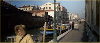 Le rio et la Fondamenta dei Mendicanti, dans le Sestier du Castello à Venise.