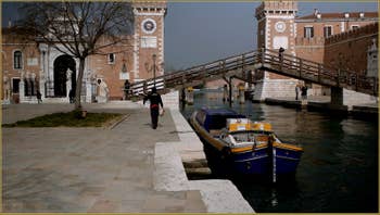 Le Campo et l'Arsenal de Venise, dans le Sestier du Castello à Venise.