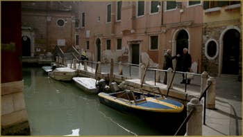 Le rio de le Gorne et la Fondamenta dei Penini, dans le Sestier du Castello à Venise.