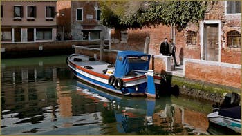 Le rio et la Fondamenta de San Sebastian, dans le Sestier du Dorsoduro à Venise.