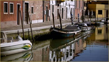 La Fondamenta Lorenzo Radi, le long du Canal di San Matteo, sur l'île de Murano à Venise.