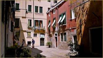La jolie petite Corte de la Vida, dans le Sestier de Saint-Marc à Venise.