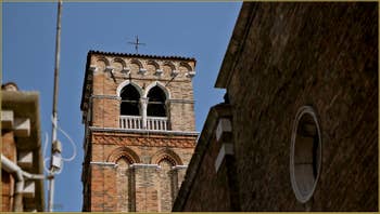 Détail du Campanile de San Giobbe, dans le Sestier du Cannaregio à Venise.