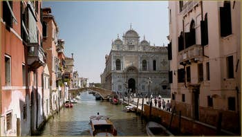 Le rio dei Mendicanti et la Scuola Grande San Marco, dans le Sestier du Castello à Venise.