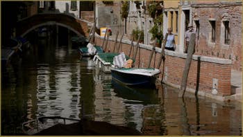La Fondamenta et le rio de Sant'Andrea, dans le Sestier du Cannaregio à Venise.
