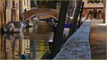 Le rio et la Fondamenta del Trapolin, dans le Sestier du Cannaregio à Venise