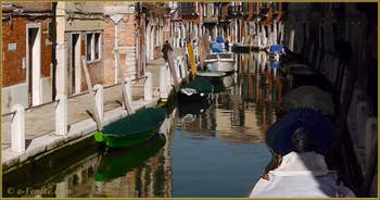 La Fondamenta de le Romite et le rio delle Eremite, dans le Sestier du Dorsoduro à Venise.