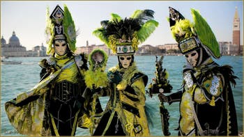 Le Carnaval de Venise : La Belle de la Lagune de Venise et ses Chevaliers.