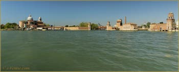L'île de San Pietro et l'Arsenal de Venise.