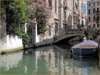 Le rio de la Panada et le pont de le Erbe, dans le Sestier du Cannaregio à Venise.