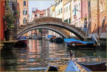 Le Rio de San Felice et le Pont Chiodo, dans le Sestier du Cannaregio à Venise.