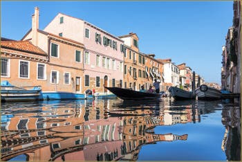 La Fondamenta et le Rio de la Sensa, dans le Sestier du Cannaregio à Venise.