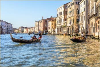 Le Grand Canal de Venise en Or et Azur