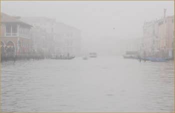 Brouillard Gris Perle sur le Grand Canal