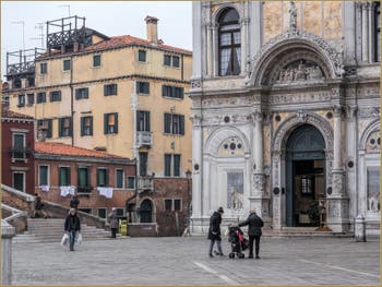 San Giovanni e Paolo et la Scuola Grande San Marco, dans le Castello à Venise.