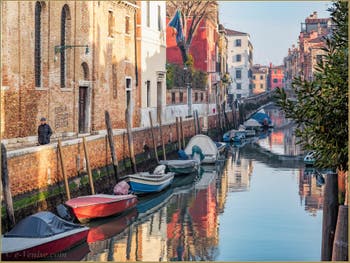 Le Rio et la Fondamenta Santa Caterina, dans le Sestier du Cannaregio à Venise.