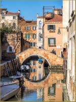 Le Rio dei Grimani et le Pont Moro à Venise