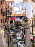 Lessive Rio del Riello à Venise