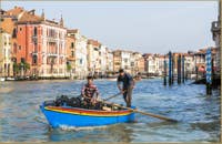 Sanpierota sur le Grand Canal à Venise