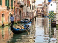 La Fondamenta de l'Abazia et le Rio de la Sensa à Venise