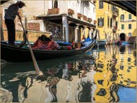 Gondole Rio de Priuli Santa Sofia à Venise