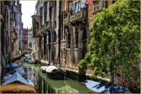 Le Rio de San Cassan et le pont de le Tette à Venise