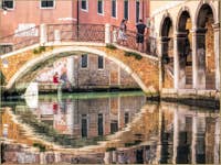 Le Rio dei Santi Apostoli et le pont San Canzian à Venise