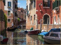Gondole Rio de Sant' Andrea à Venise