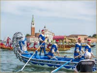Le Cortège Historique de la Regata Storica à Saint-Marc à Venise