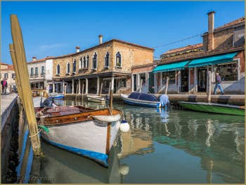 Le Rio dei Vetrai sur l'île de Murano à Venise.