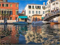 Reflets Impressionistes Rio de San Girolamo à Venise