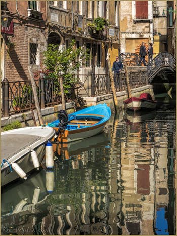 La Fondamenta de la Malvasia Vecchia et le Rio de San Maurizio, dans le Sestier de Saint-Marc à Venise. 