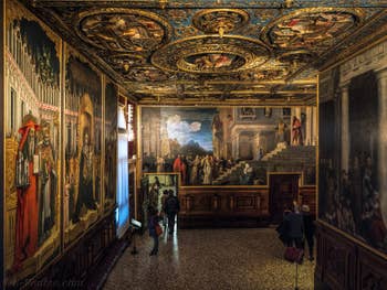 Le Musée de l'Accademia et la Sala Albergo, dans le Dorsoduro à Venise.