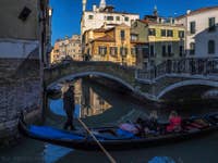 Gondole Rio del Mondo Novo à Venise